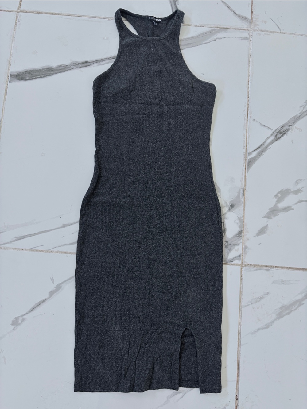 Fashion Nova Dark Gray Cocktail Dress